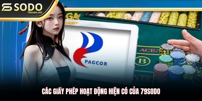 Các giấy phép hoạt động hiện có của 79SODO